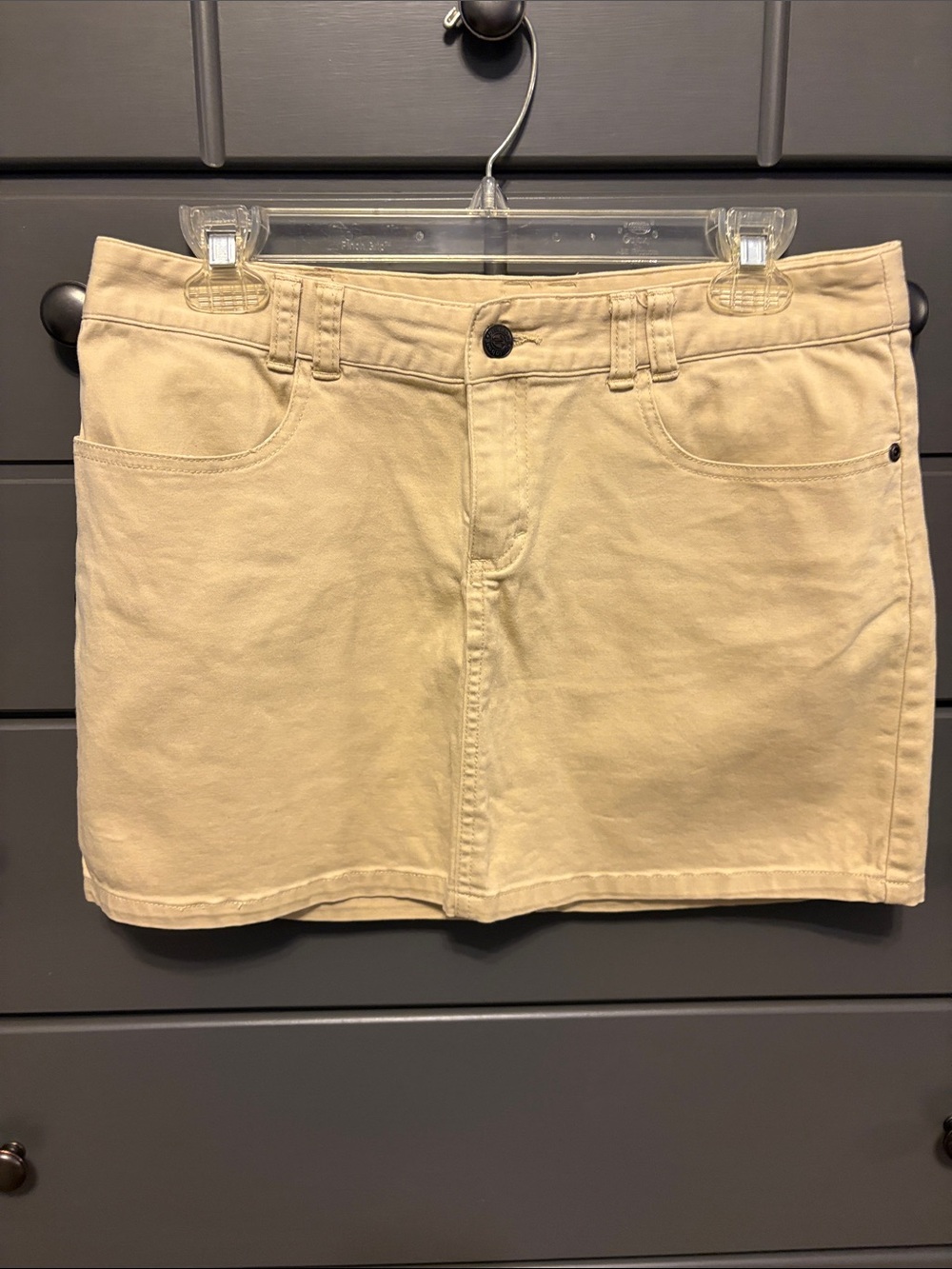 Billabong Tan Cotton Mini Skirt